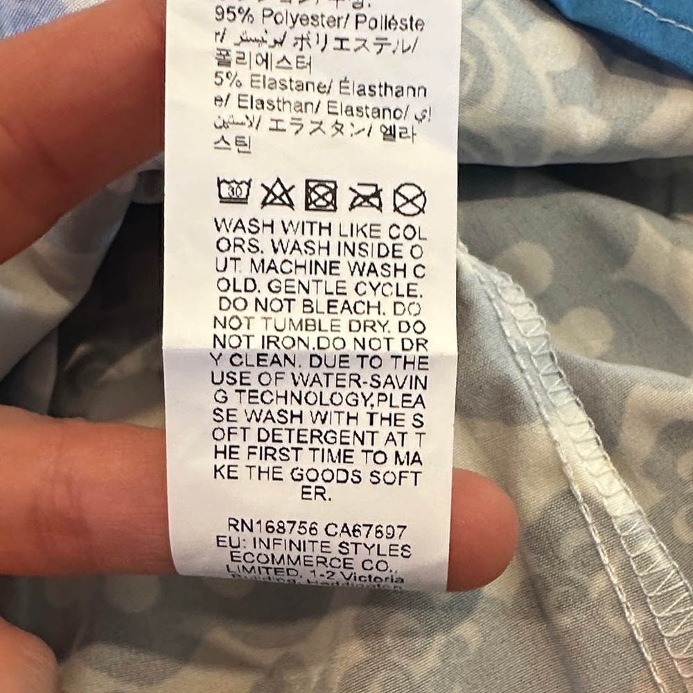 *last chance* SHEIN | Women’s Tropical Print Open Back Dress - Picture 3 of 10